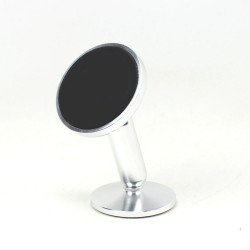 360 Heavy Duty Magnetic Windshield and Dashboard Car Mount Holder for Phone CXP-059 (Silver)